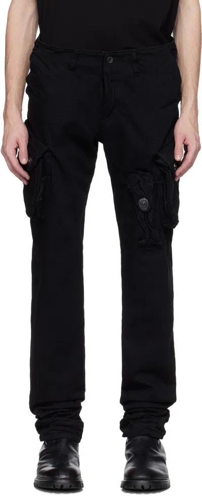 Julius Black Gasmask Skinny Denim Cargo Pants