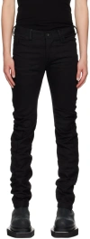 Julius Black Indirect Skinny Jeans In Black