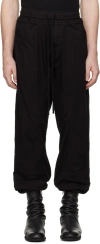 Julius Black Jogger Track Pants In Black