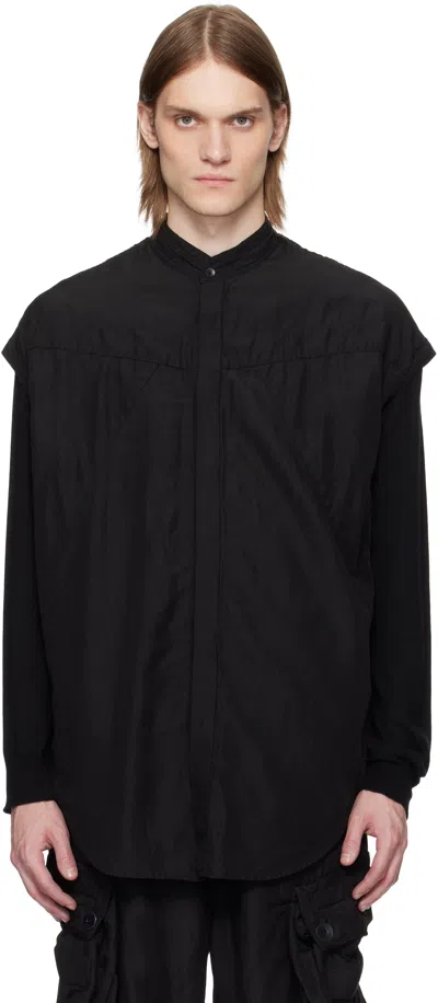 Julius Black Killy Sleeveless Overshirt