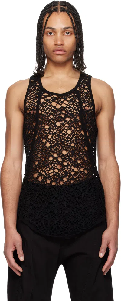 Julius Black Lathrus Tank Top
