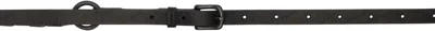 Julius Black Leather Chain Torture Belt