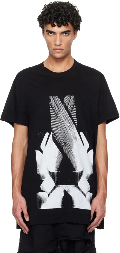Julius Black Numinous Print Flare T-shirt