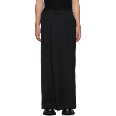 Julius Black Over Wrapping Trousers