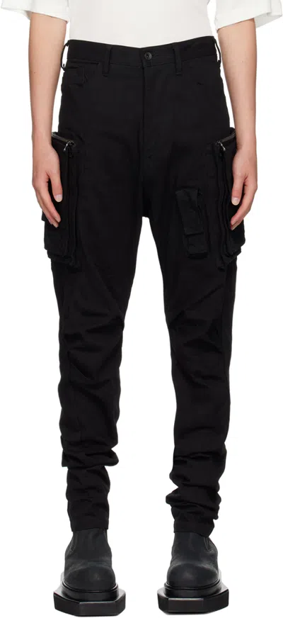 Julius Black 10 oz Denim Cargo Pants