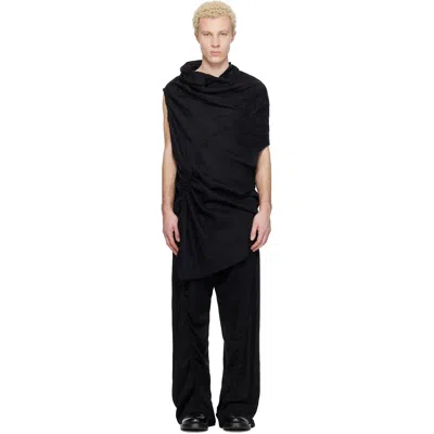 Julius Black Prayer Shirt In Blue