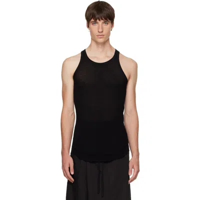 Julius Black Skinny Tank Top