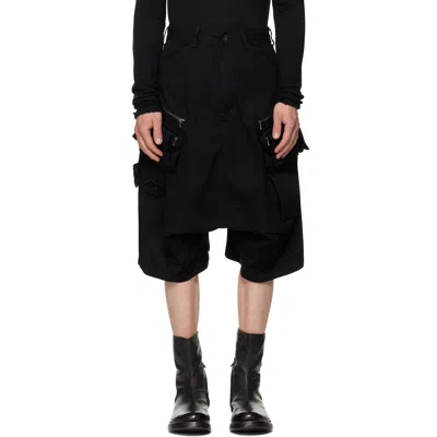 Julius Black Tactical Kite Shorts