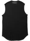 Julius Black Basic Tank Top In Black