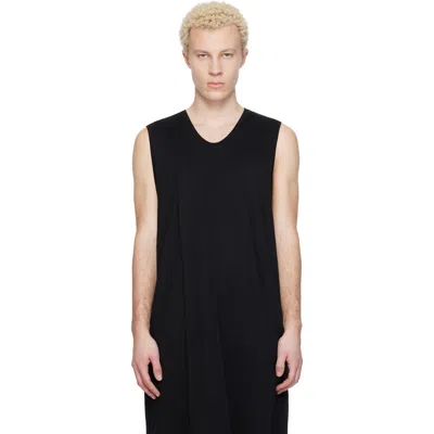 Julius Black Tuck Flare Vest T-shirt