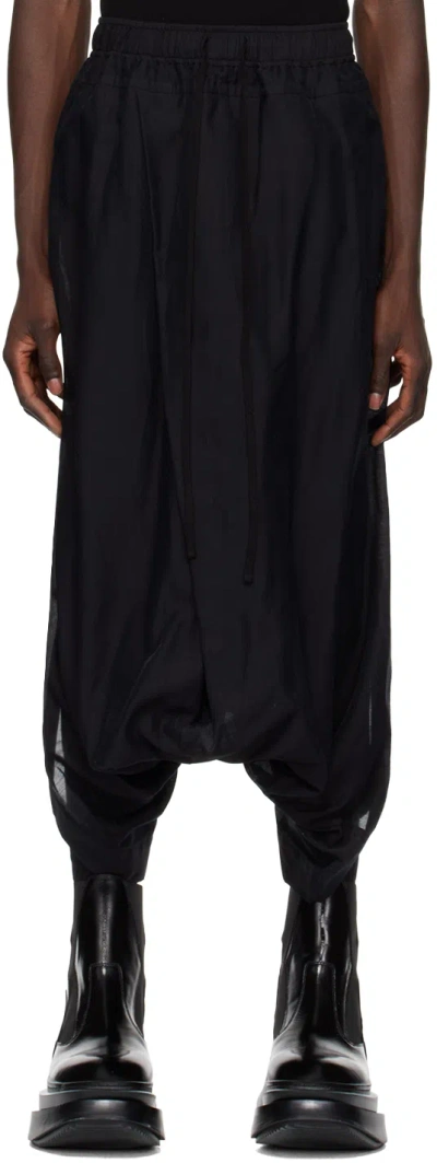 Julius Black Twisted Trousers