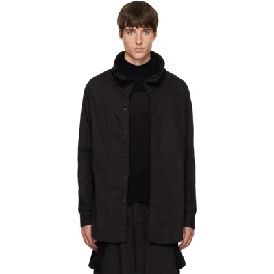 Julius Black Volcano Seamed Shirt