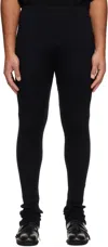 Julius Black Wool Lounge Pants In Multi