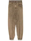 Julius Blaze Track Pants In Brown