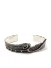 Julius Carved Vintage-effect Bracelets In Silver