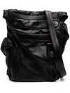 Julius Coated Large Gasmask Bag In Black