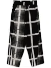 Julius Cotton Pants In 黑色