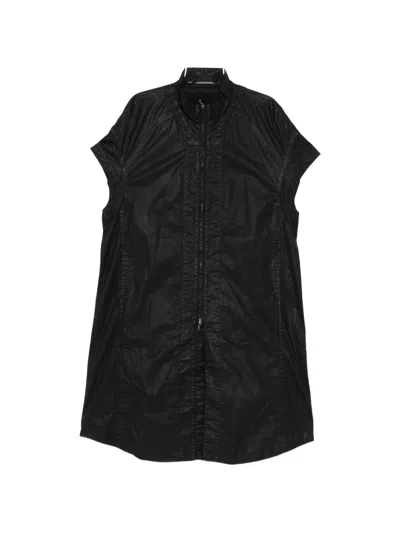 Julius Creased Short-sleeve Jacket In Black
