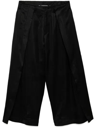 Julius Cupro Trousers In Black