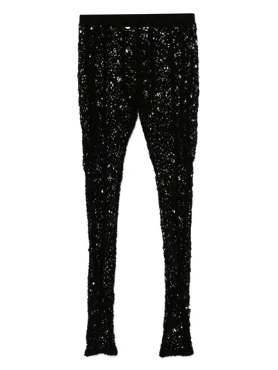 Julius Hose Mit Cut-outs In Schwarz
