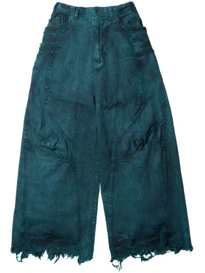 Julius Degraded Punk Jeans In Blue