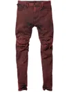 Julius Destroyed Skinny Trousers In Blood