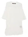 Julius Draped T-shirt In White