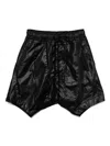 Julius Drop Crotch Berg Shorts In Black