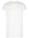 Julius Drop-shoulder Cotton-blend T-shirt In White