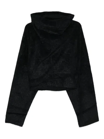 Julius Faux-fur Jumper In Black