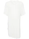 Julius Fine-knit Oversize T-shirt In White