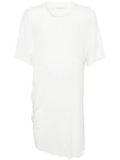 Julius Fine-knit Oversize T-shirt In White