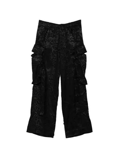 Julius Gas Mask Trousers In Black
