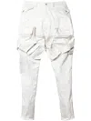 Julius Gasmask Cargo Trousers In Off White