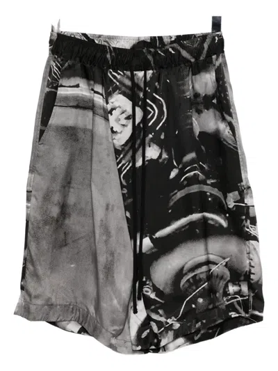 Julius Glide Shorts In Black