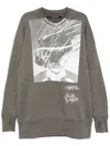 Julius Graphic-print Sweatshirt In Neutrals