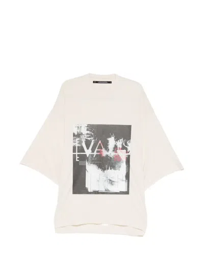 Julius Graphic-print T-shirt In Neutral