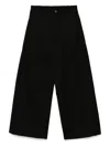 Julius Prism Wide-leg Trousers In Black