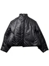 Julius High-neck Padded Jacket In Black