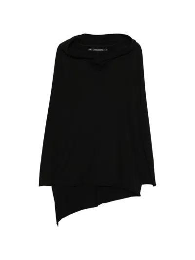 Julius Hoodie Top In Black
