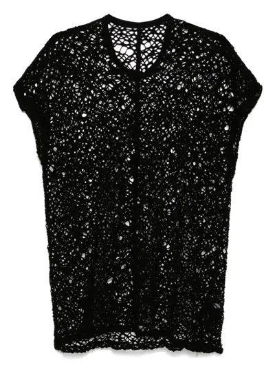 Julius Lathrus Vest In Black