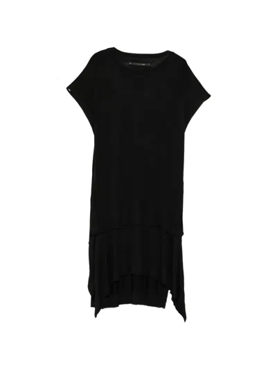 Julius Layered T-shirt In Black