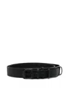 Julius Leather Belt In Black