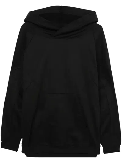 Julius Black Paneled Hoodie