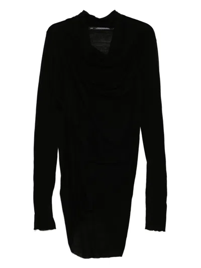 Julius Long-sleeved Prayer Top In Black