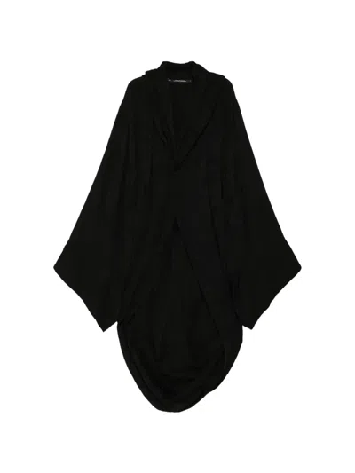 Julius Monk Coat In Black