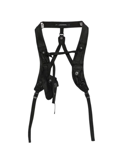 Julius Multi-strap Utility Vest In Black