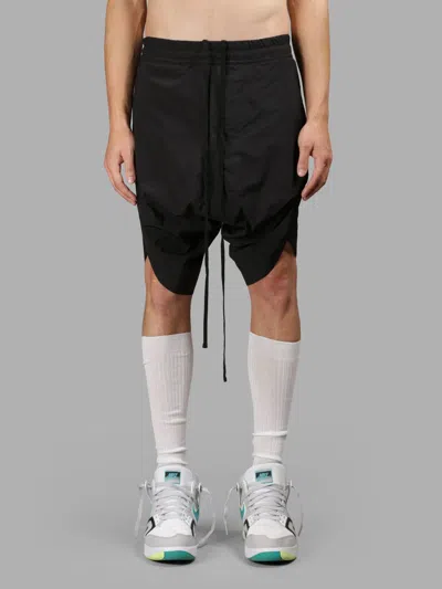 Pre-owned Julius Niløs 17ss Twisted Crotch Shorts In Black