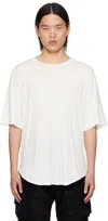 Julius Off-white Basic T-shirt In Off White