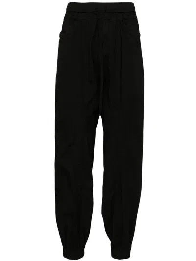 Julius Panelled Trousers In Black